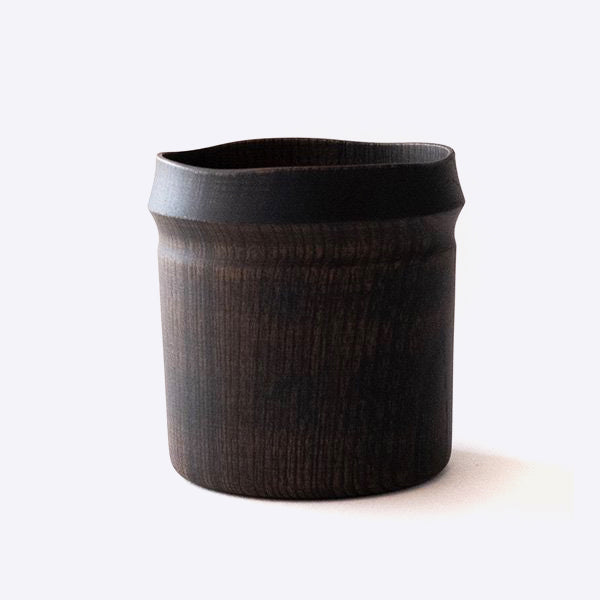 VIVAHDE 櫸原木杯 天然黑色 日本手工製作 ●現貨