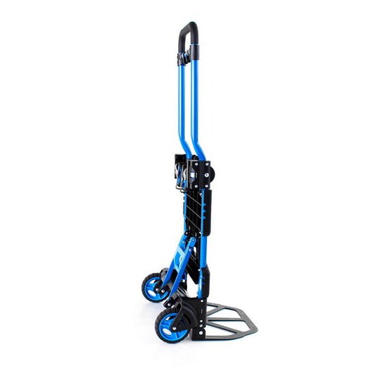 【直飛代買】F-CART 2輪轉換4輪 可收納摺疊露營推車/拉車/平板搬運車  藍色