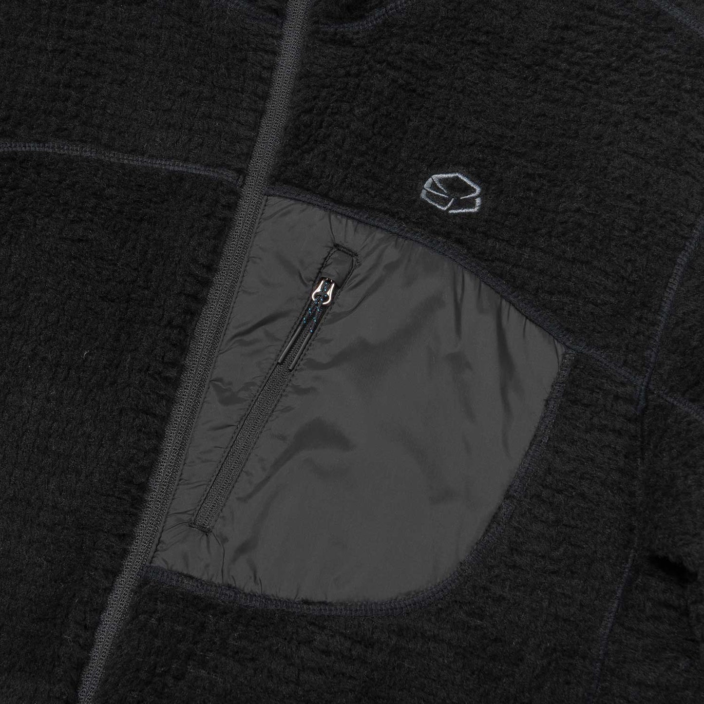 ZEROGRAM Polartec® ALPHA 120 連帽保暖外套  男女同版 黑