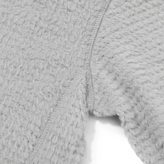 ZEROGRAM Polartec® ALPHA 120 保暖長袖連帽中層衣  男女同版 淺灰