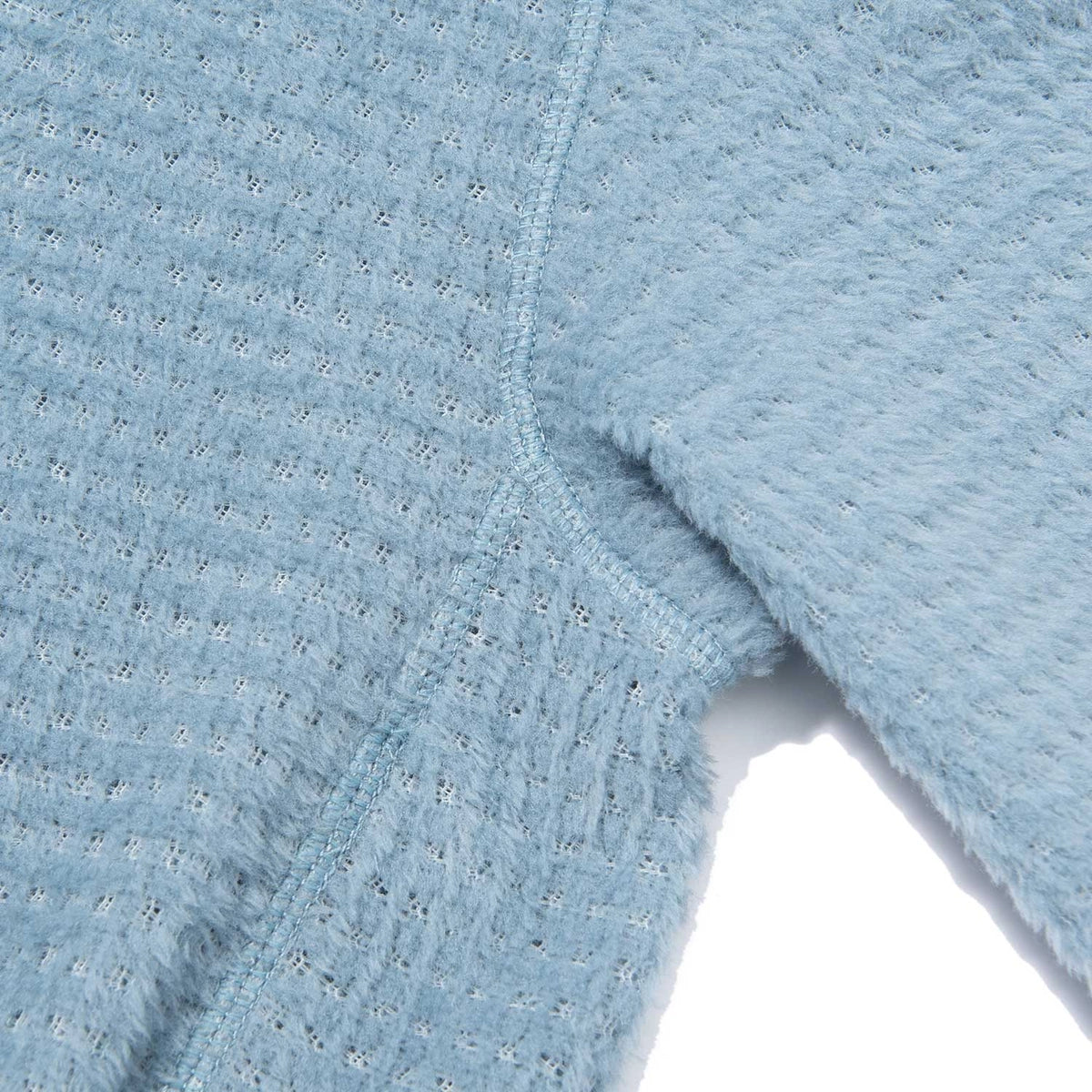 ZEROGRAM Polartec® ALPHA 120 保暖長袖連帽中層衣  男女同版 藍