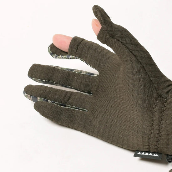 MOUNTAIN MARTIAL ARTS  POLARTEC® Power Grid 越野跑保暖手套 [ 濕透依然保暖 / 露趾設計 ]  日本製
