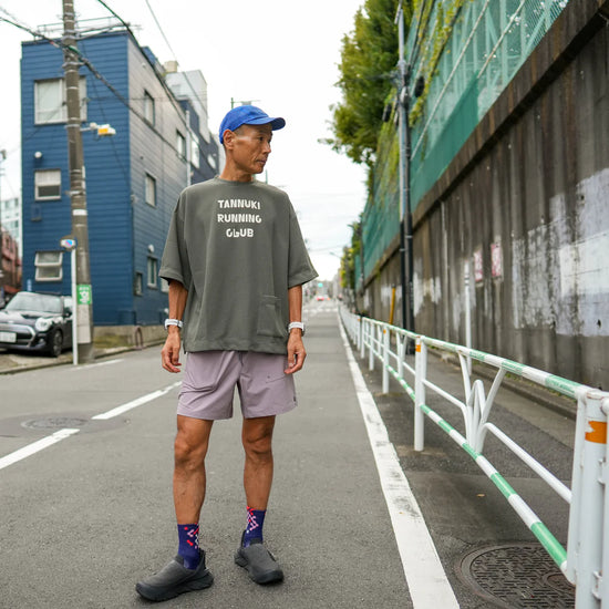 Tannuki PERTEX® EQUILIBRIUM 3口袋速乾柔軟越野跑長褲 [ 自體收納設計 ] 男女同版メダル