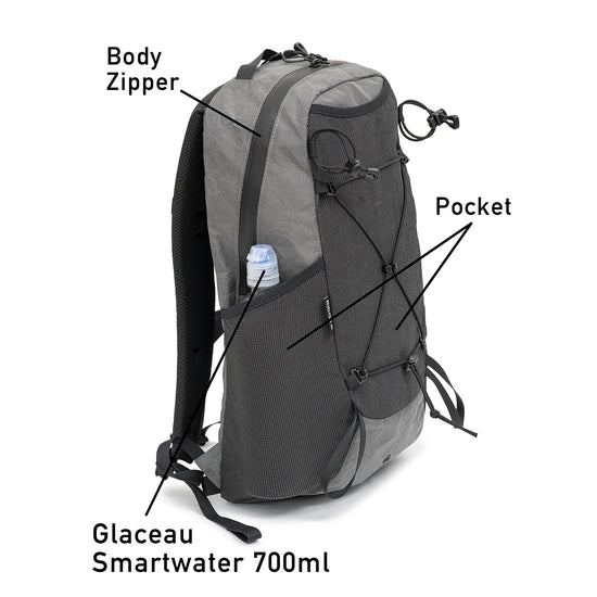 RIDGE MOUNTAIN GEAR 　UltraWeave™ Ultra100X　One Mile Trim [ 有水袋孔 ]單日包 16L 2色 日本製