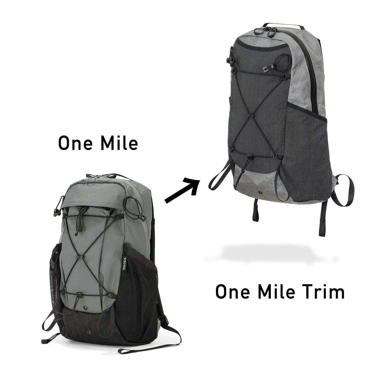 RIDGE MOUNTAIN GEAR 　UltraWeave™ Ultra100X　One Mile Trim [ 有水袋孔 ]單日包 16L 2色 日本製