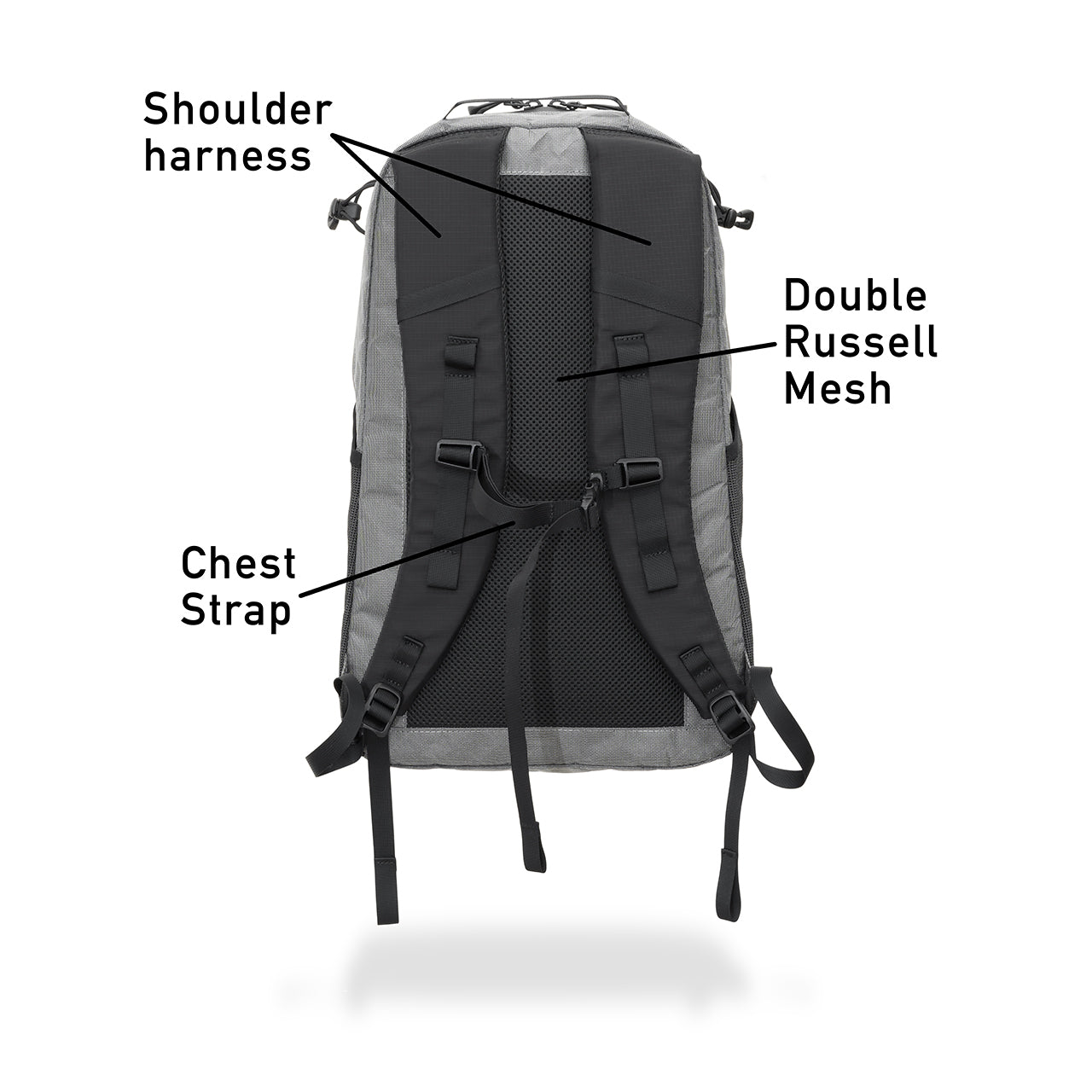 RIDGE MOUNTAIN GEAR 　UltraWeave™ Ultra100X　One Mile Trim [ 有水袋孔 ]單日包 16L 2色 日本製