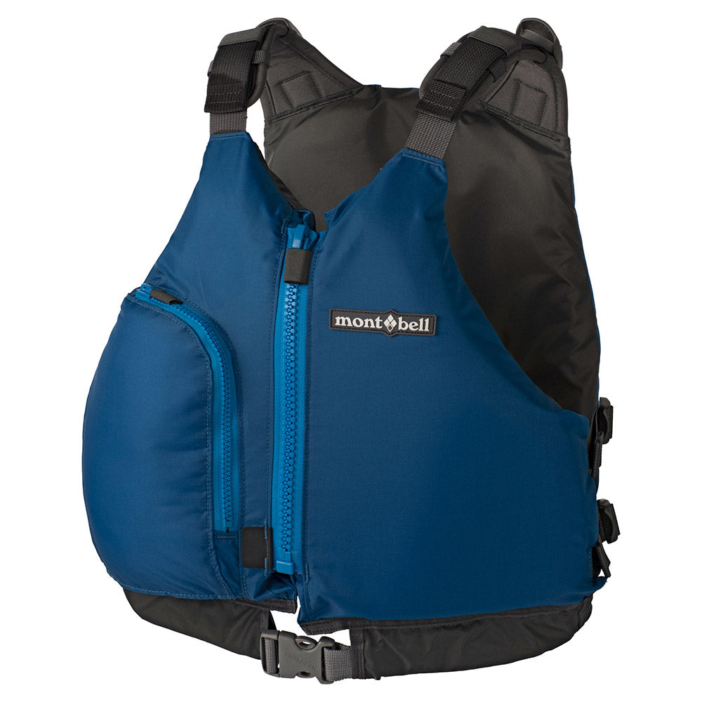 Mont-Bell  前開式大口袋 浮力衣 7.5KG = 75N
