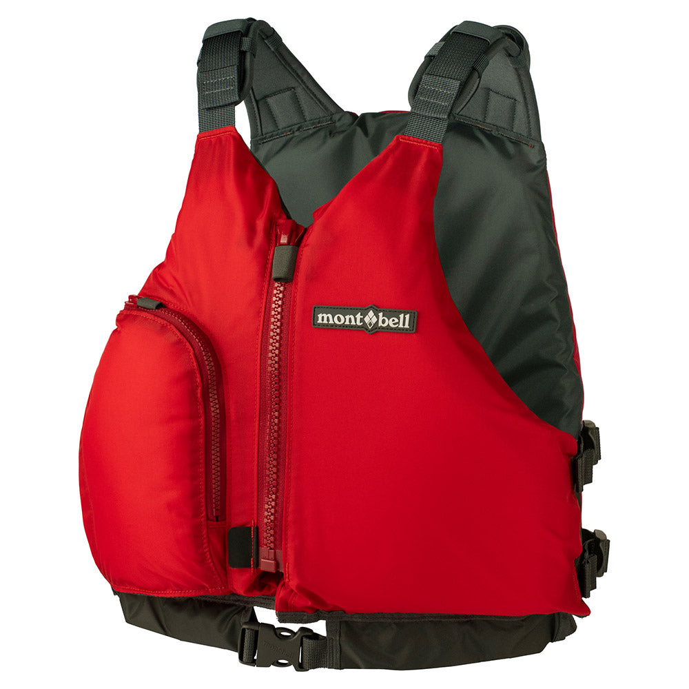 Mont-Bell  前開式大口袋 浮力衣 7.5KG = 75N