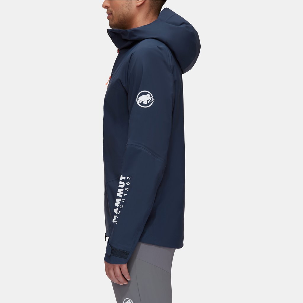 Mammut 160周年紀念 Taiss HS高山攀登連帽防風防水外套 [ 歐規 ] 男