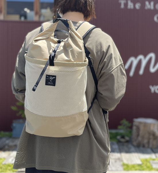 Okara ai nitta Litet 輕量防水攻頂包/單日包 12-13L 260g 米白 日本製 ●現貨