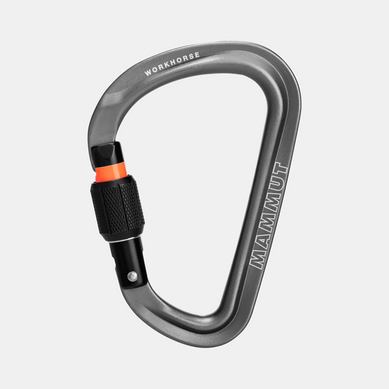 Mammut Workhorse HMS 最大型最堅固螺絲鎖鉤環 [ 可義大利半扣垂降 ] 