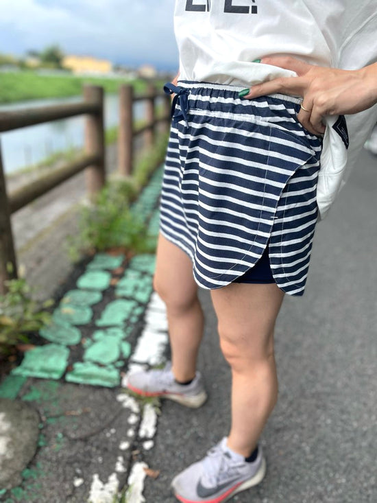 MOUNTAIN MARTIAL ARTS  Dot Air ® [ 內裡 / 四向彈力 ] 越野跑褲裙 女 2色 日本製