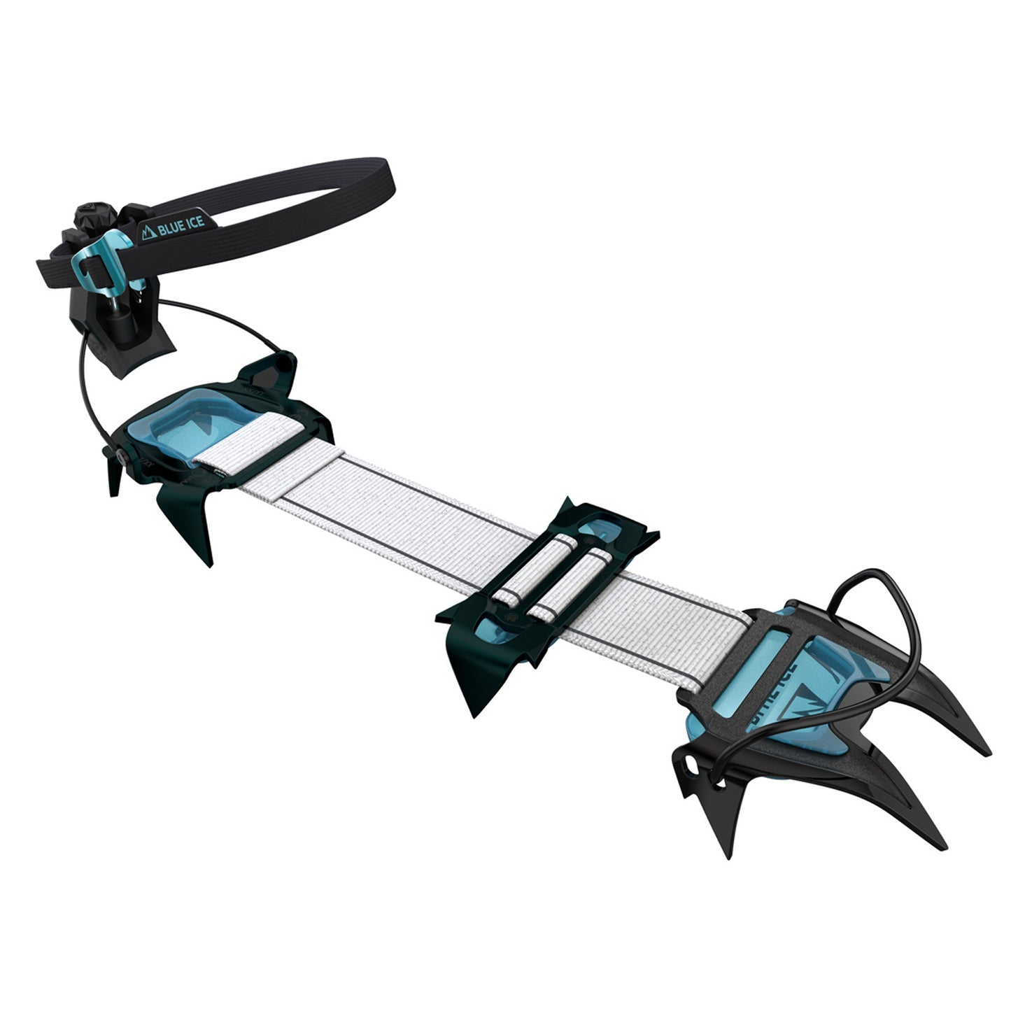 BLUE ICE  HARFANG ENDURO [ 附腳背固定織帶 ] 極致輕量化全自動/半自動 鉻鉬鋼10冰爪