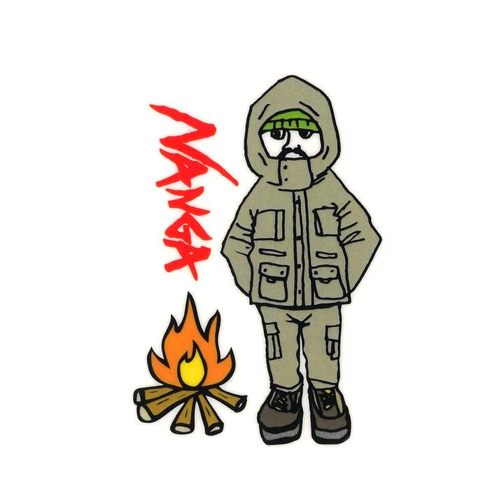 NANGA×USHIODA HIROAKI 防水耐光貼紙 *10張 不拆售