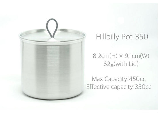 Jindaiji Mountain Works Hillbilly Pot 350 ( 400ml ) 日本製