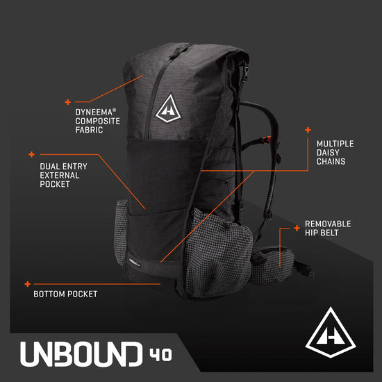Hyperlite Mountain Gear Dyneema® UNBOUND 40L + 9L 無所限