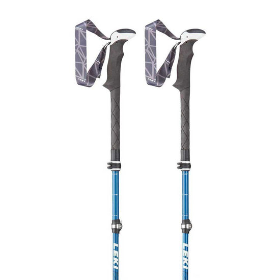 Leki 碳+鋁合金 可調式三折桿登山杖