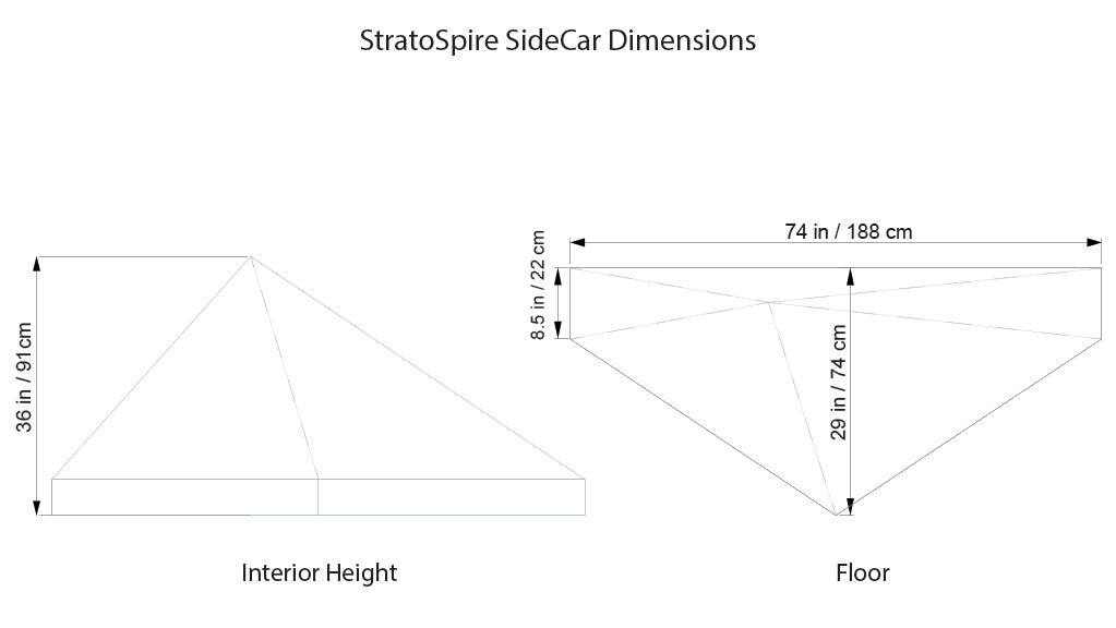 Tarptent StratoSpire系列 擴充內帳 SideCar 加狗加人