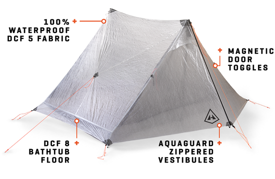 Hyperlite Mountain Gear Dyneema® UNBOUND 2P 三季非自立帳